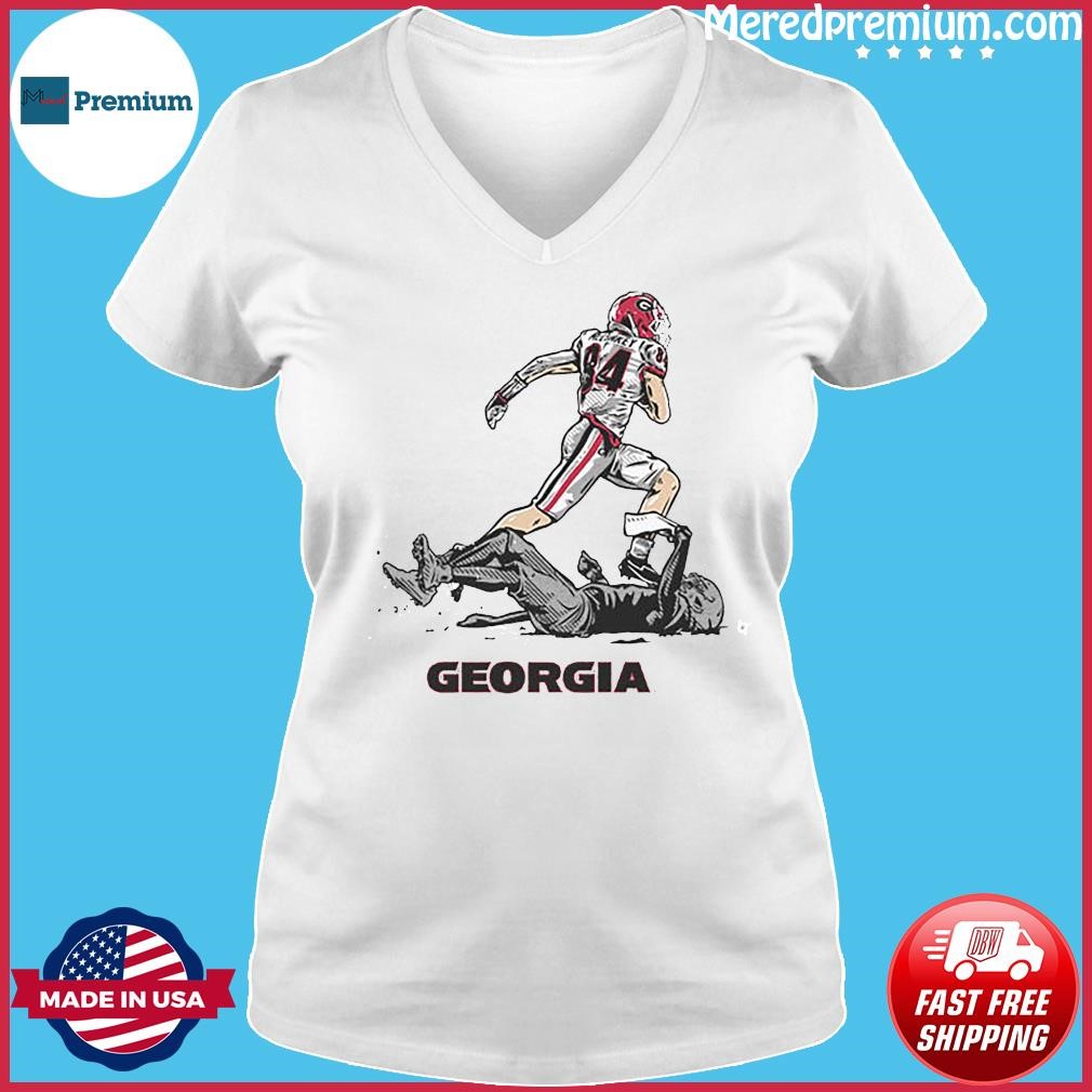 Official Georgia Football ladd mcconkey superstar pose T-shirt