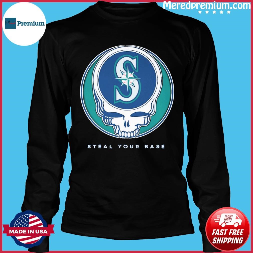 Official Grateful Dead Seattle Mariners Steal Your Base Logo Shirt, hoodie,  sweater and long sleeve