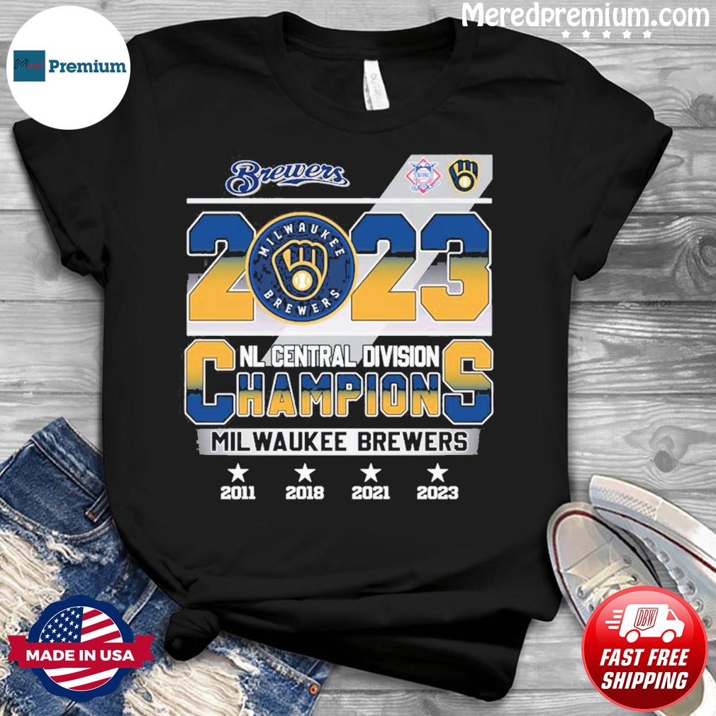 Brewers 2023 NL Central Division Champions Milwaukee Brewers Shirt