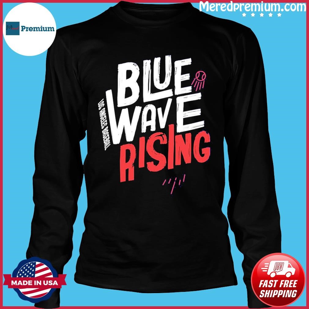 Blue Wave Rising Los Angeles Dodgers Shirt, hoodie, sweater, long