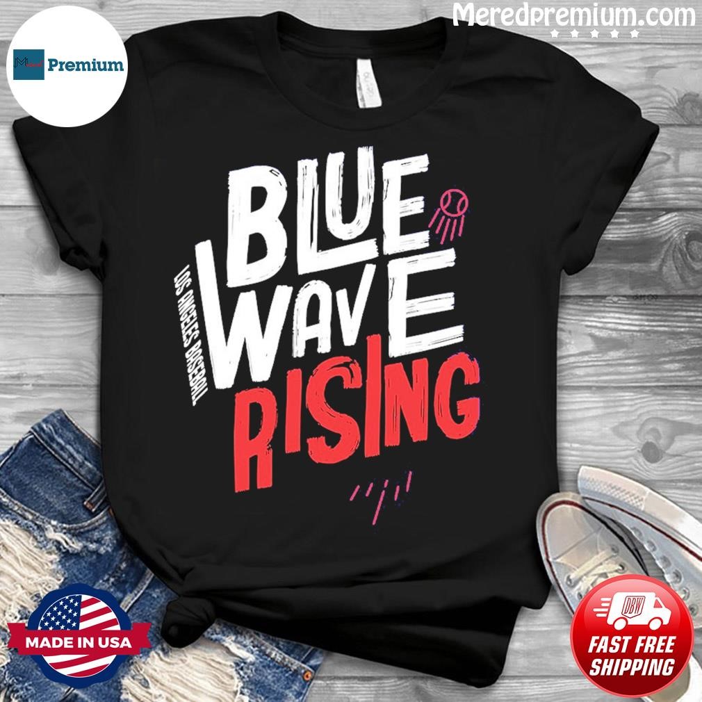 Official Los Angeles Dodgers Blue Wave Rising Shirt, hoodie, sweater and  long sleeve