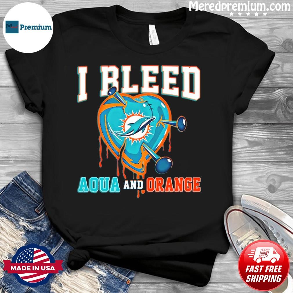 Toddler Aqua/Orange Miami Dolphins Red Zone V-Neck Jersey Top