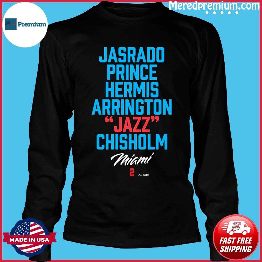 FREE shipping Jazz Chisholm Number 2 Miami Marlins MLB shirt, Unisex tee,  hoodie, sweater, v-neck and tank top
