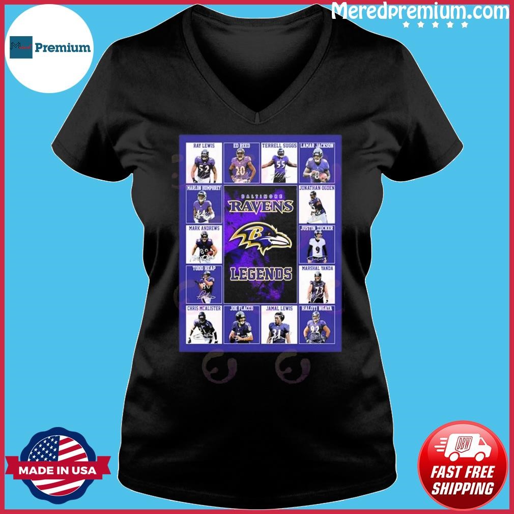 Baltimore Ravens Legends Teams Signatures Shirt, hoodie, sweater, long  sleeve and tank top