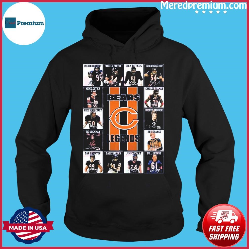 Official Nfl chicago bears legends 2023 shirt, hoodie, sweater, long sleeve  and tank top