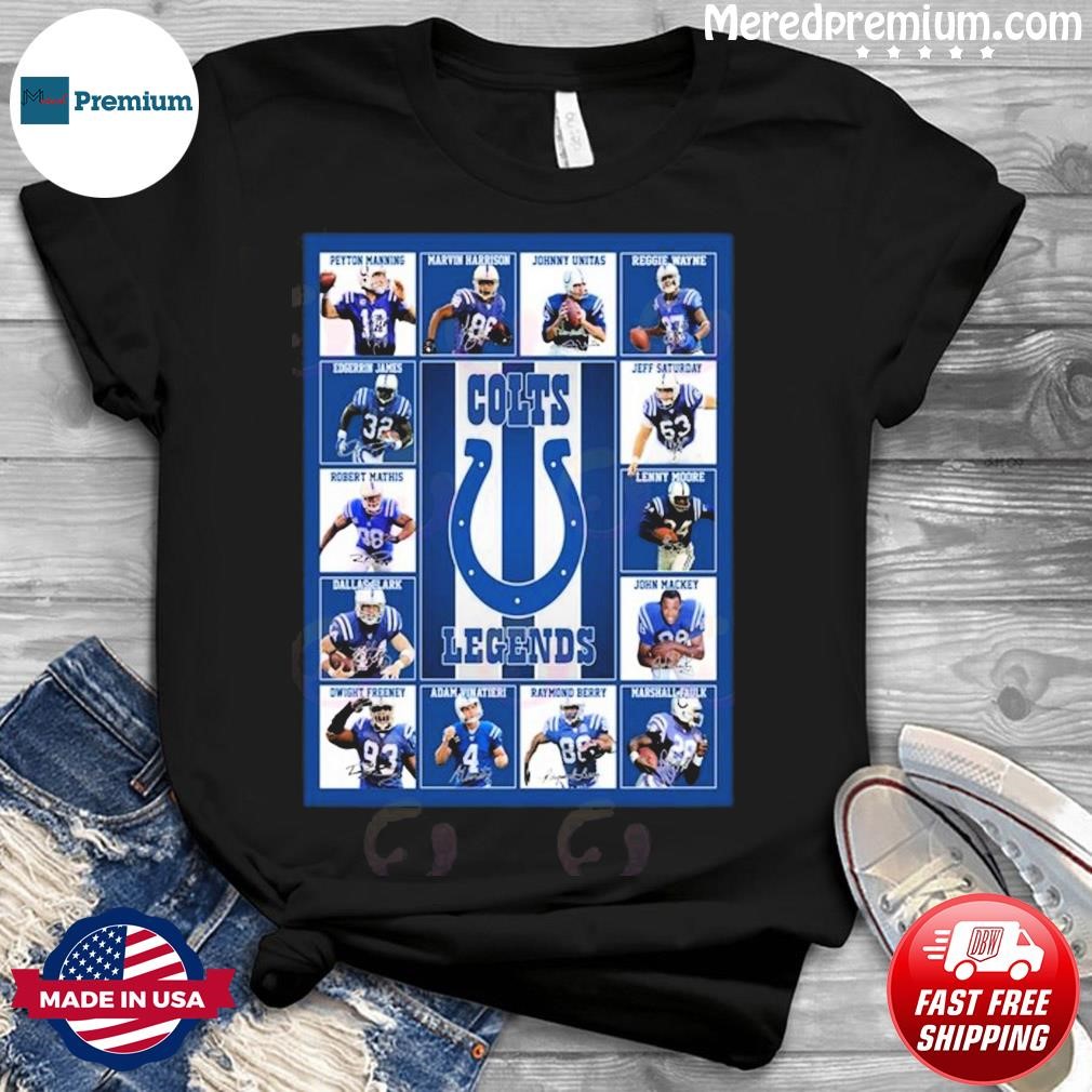 NFL Indianapolis Colts Legends Team Signatures Shirt, hoodie, sweater, long  sleeve and tank top