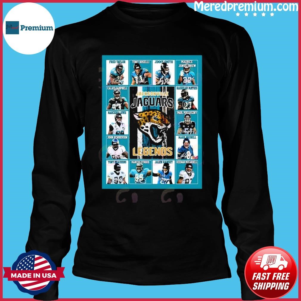 NFL Jacksonville Jaguars Legends Team Signatures Shirt, hoodie, sweater,  long sleeve and tank top