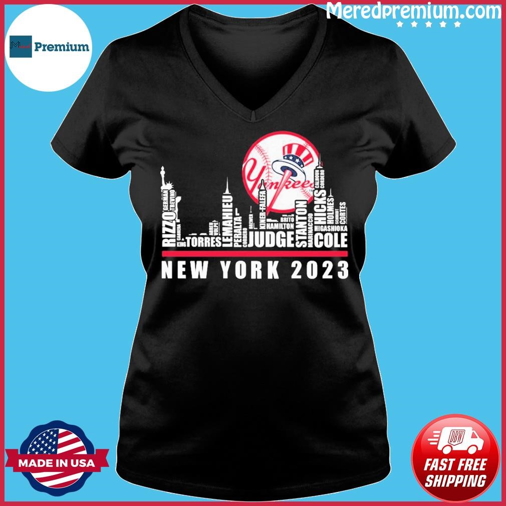 New York Yankees Skyline 2023 T-shirt,Sweater, Hoodie, And Long Sleeved,  Ladies, Tank Top