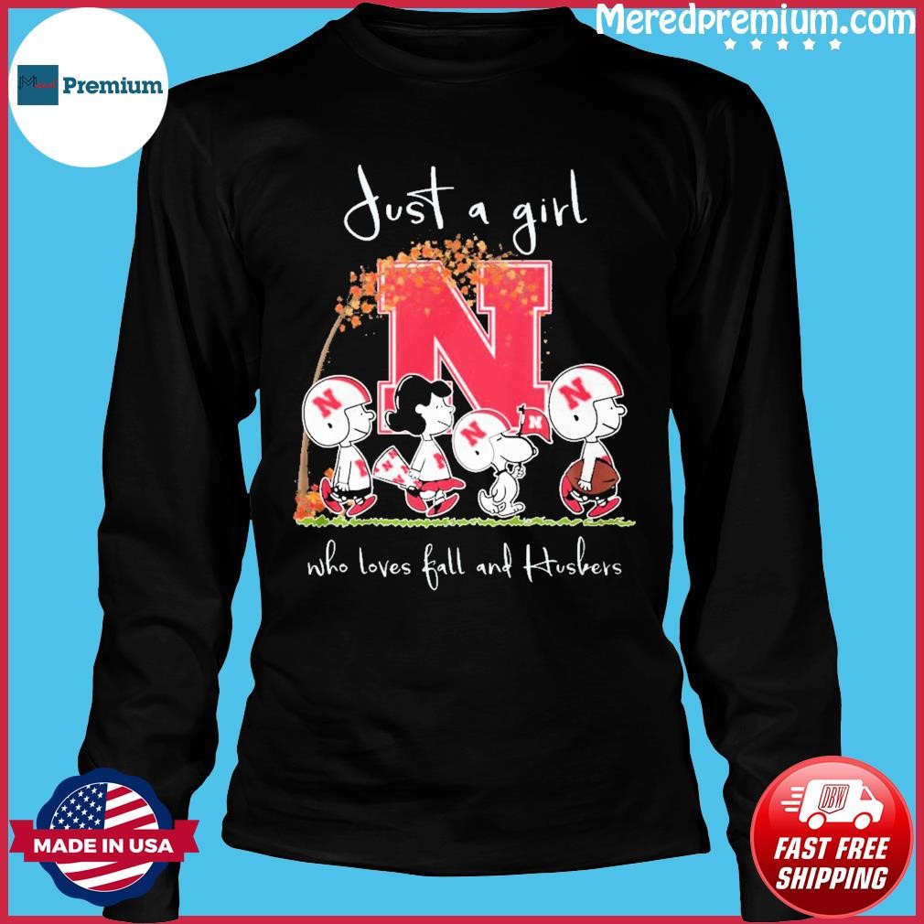 Peanuts Characters Just A Girl Who Loves Fall And Louisville Cardinals  Shirt, hoodie, sweater, long sleeve and tank top