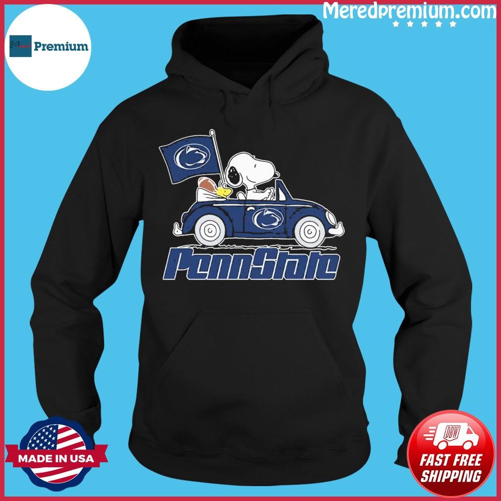 Los Angeles Dodgers Peanuts Snoopy And Woodstock On Car Shirt