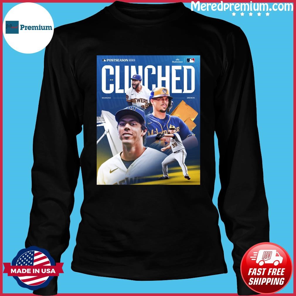 Official congratulations Milwaukee Brewers Clinched Postseason 2023 MLB  Milwaukee Brewers Clinched T-Shirt, hoodie, sweater, long sleeve and tank  top