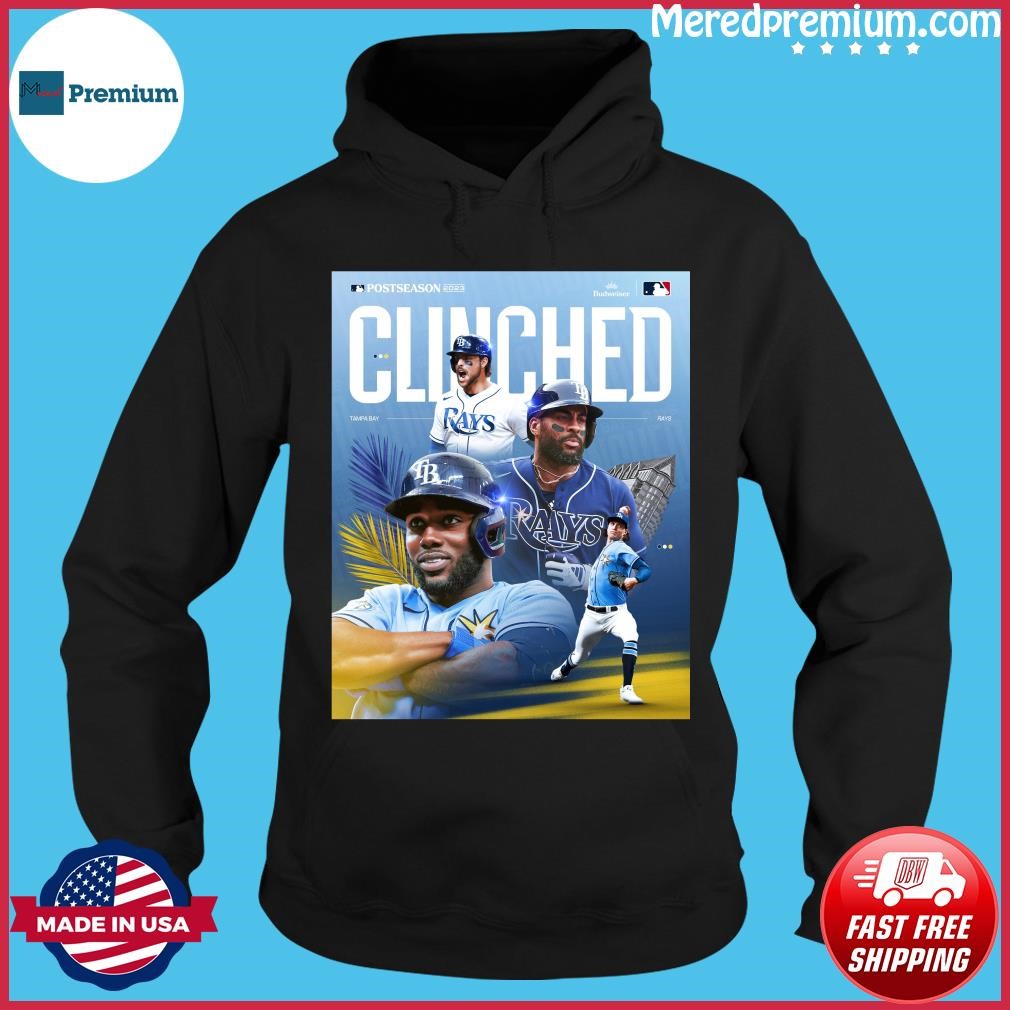 Postseason 2023 Clinched Tampa Bay Rays Shirt, hoodie, sweater