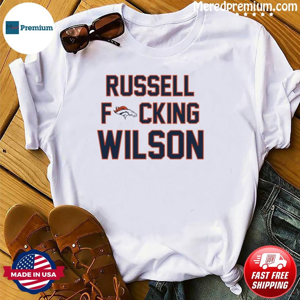 Vintage Russell Wilson Denver Broncos Russell Wilson Signature Shirt,  hoodie, sweater, long sleeve and tank top