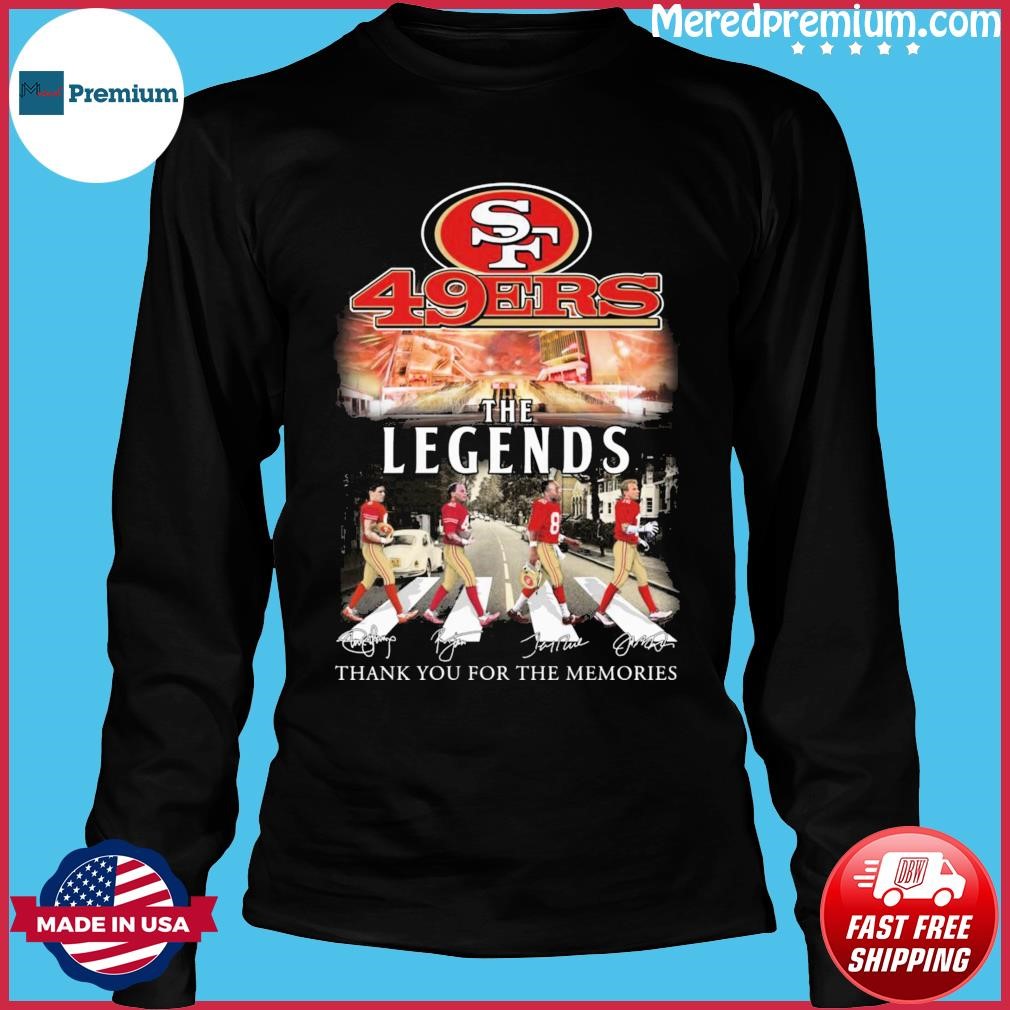 The Legends San Francisco 49ers Team Abbey Road Signatures Shirt, hoodie,  sweater, long sleeve and tank top