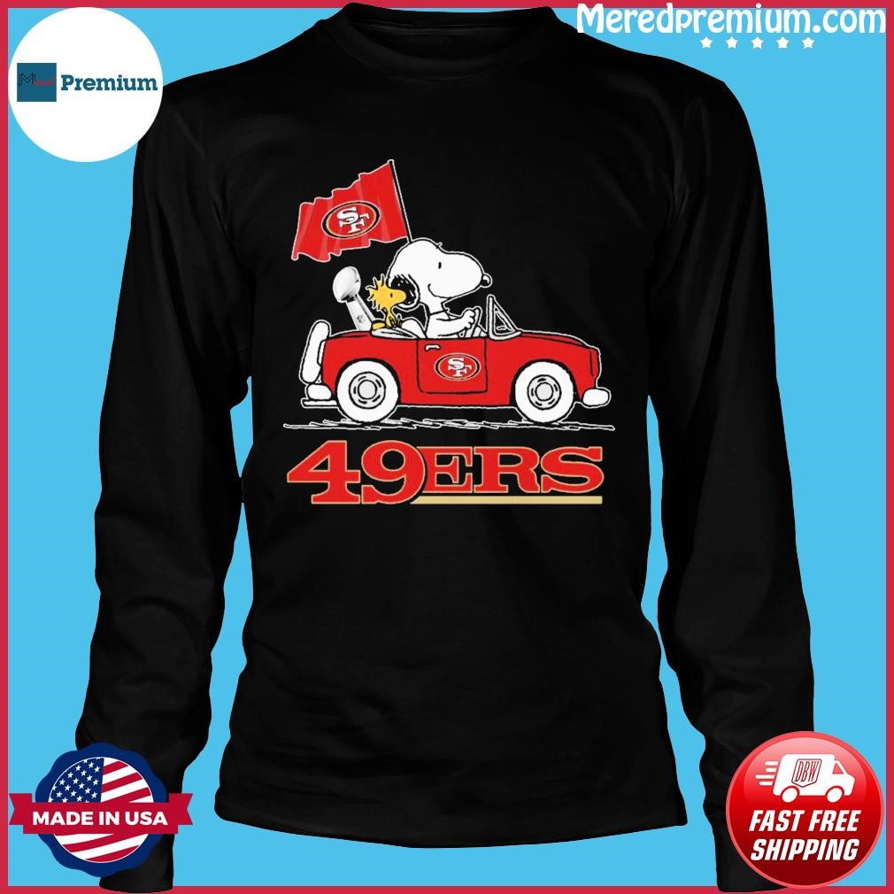 Snoopy And Woodstock Just A Girl Who Lover Christmas And Love San Francisco  49ers Shirt, hoodie, sweater, long sleeve and tank top