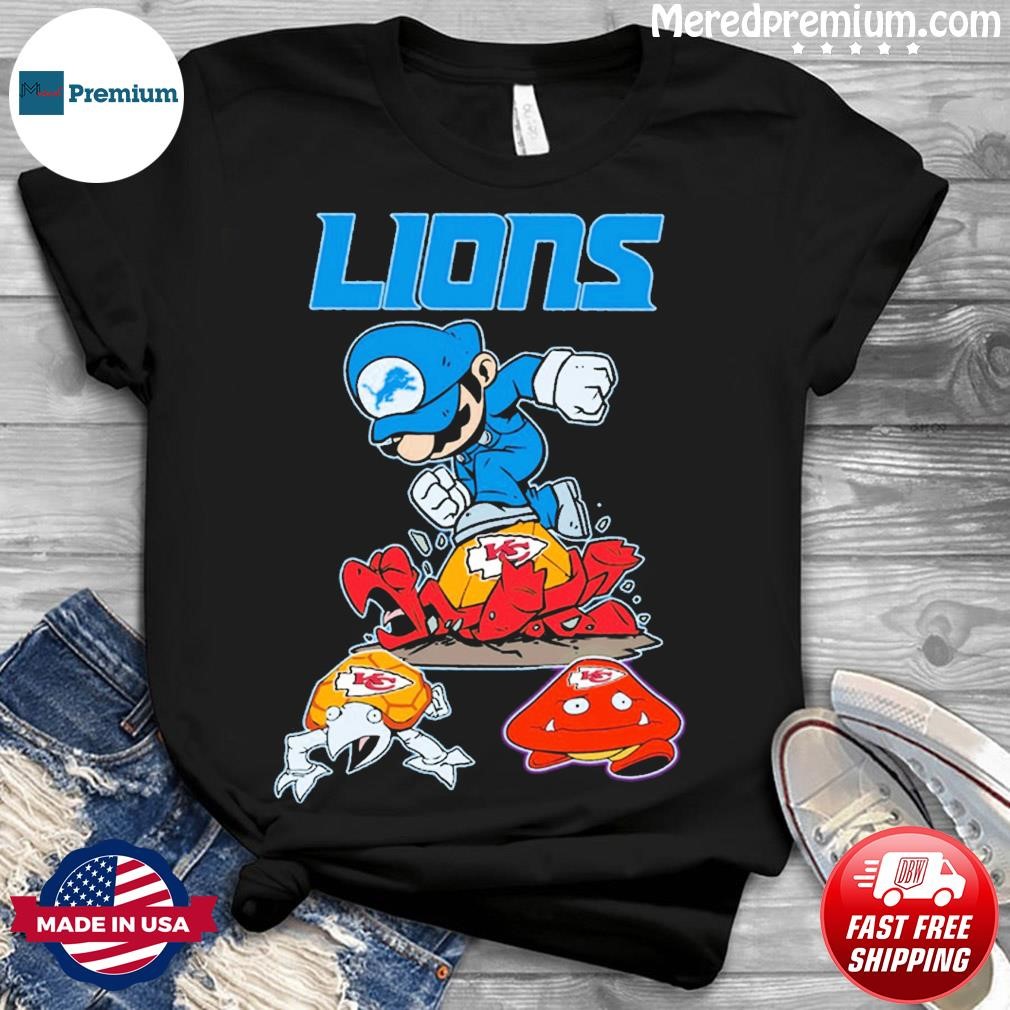 Mario The Detroit Lions Shirt, hoodie, sweater, long sleeve and tank top