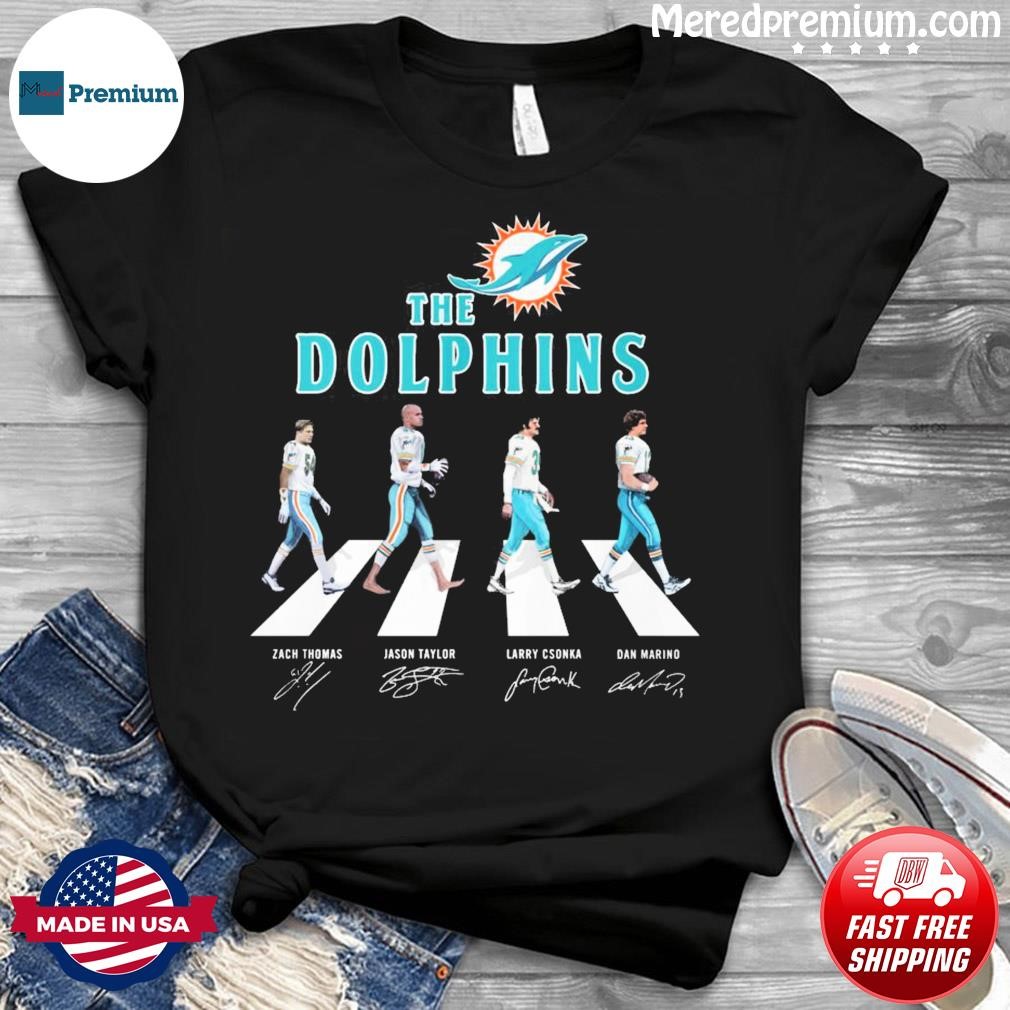 Miami Dolphins t-shirt medium Wordle or WordCloud of names. Marino Taylor  Csonka