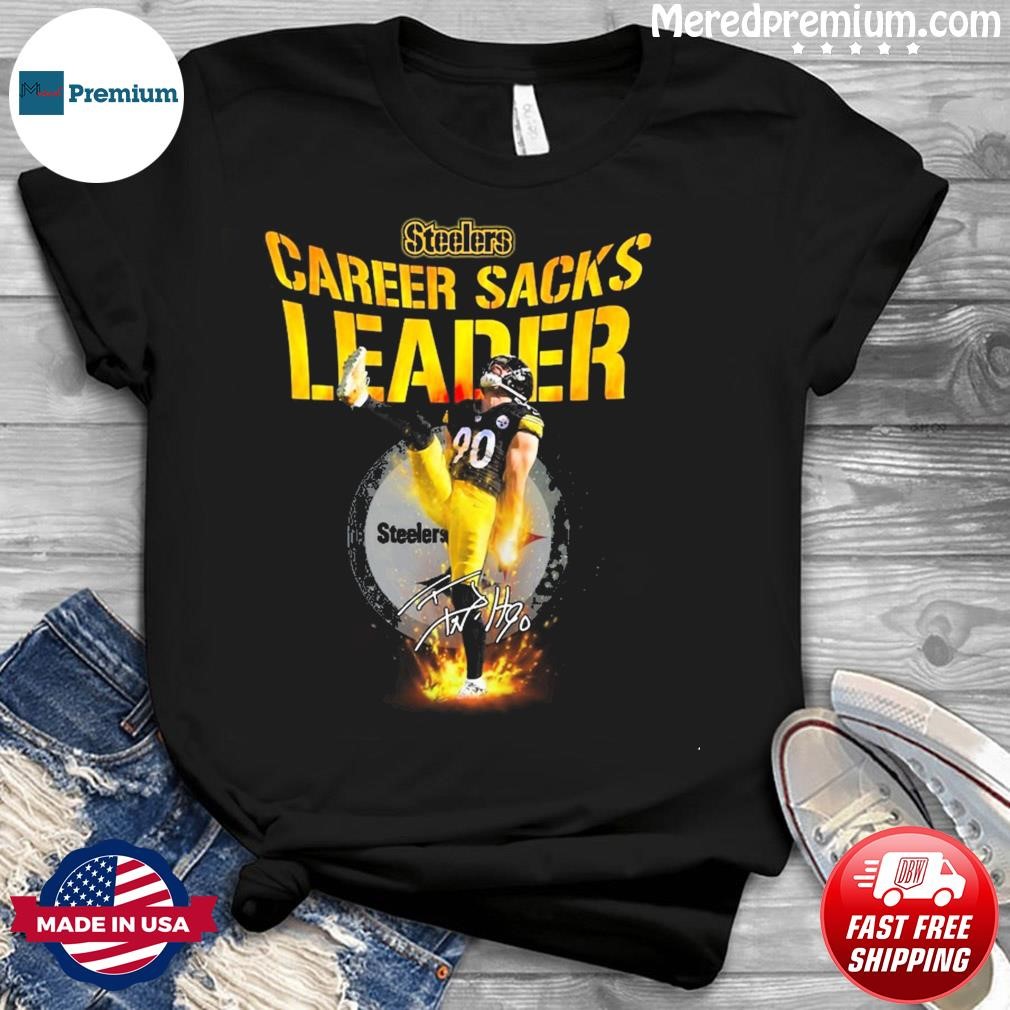 Pittsburgh Steelers Career Sacks Leader T.j. Watt Signature Shirt, hoodie,  longsleeve, sweatshirt, v-neck tee