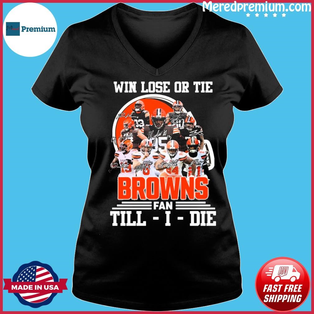 The cleveland browns 75th anniversary signatures for fans Tshirt Hoodie  Sweater in 2023