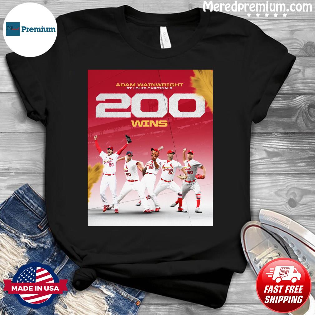 St. Louis Cardinals Adam Wainwright 200 Signature T-Shirts, hoodie