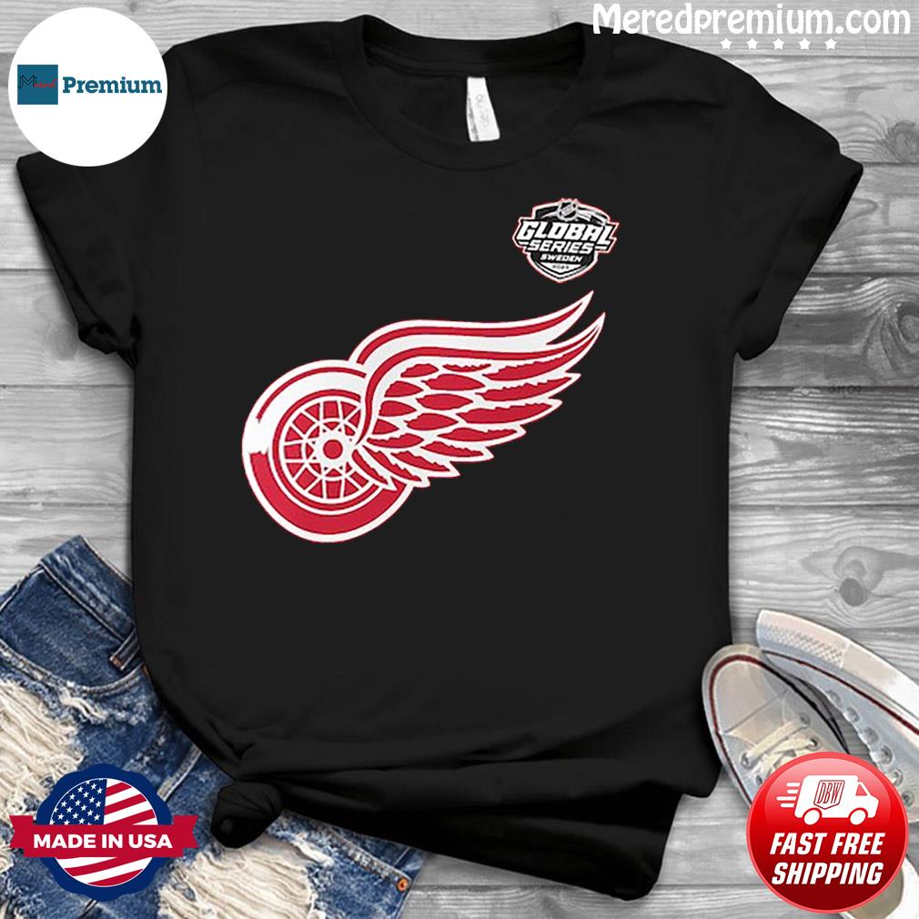 Detroit Red Wings Women's Dynamic T-Shirt - Vintage Detroit Collection