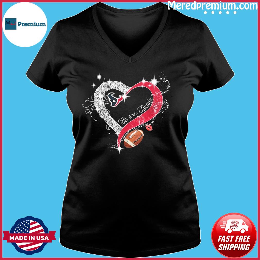 Houston Texans football Heart Diamond shirt, hoodie, sweater, long sleeve  and tank top