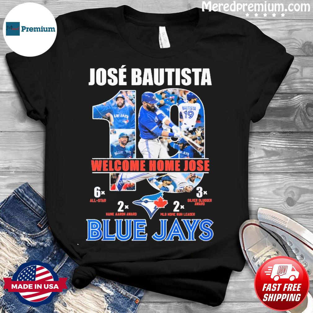 Toronto Blue Jays 19 Jose Bautista Thank You For The Memories Signatures  Shirt, hoodie, longsleeve, sweatshirt, v-neck tee