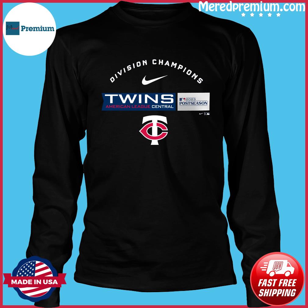 Official Minnesota Twins Nike 2023 AL Central Division Champions Shirt,  hoodie, sweater, long sleeve and tank top