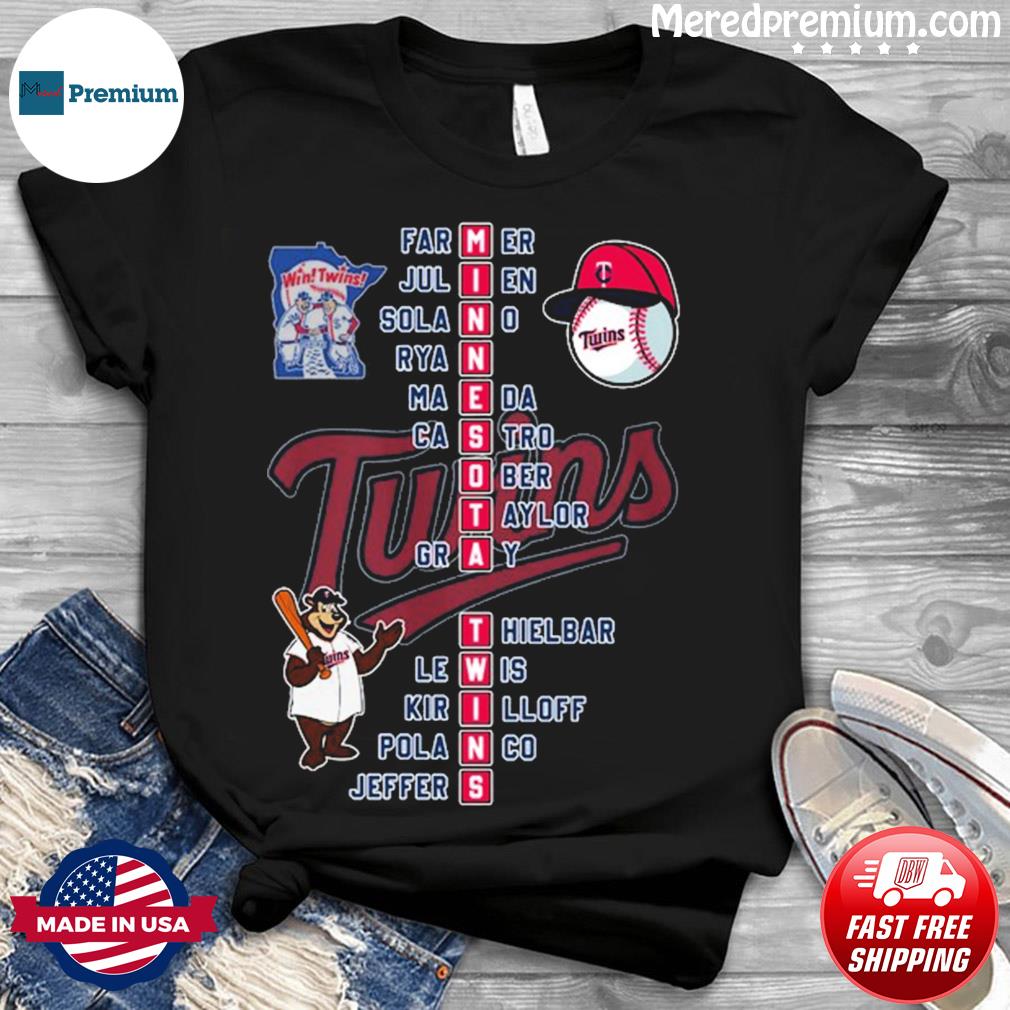 Minnesota Twins Baseball Team 2023 AL Central Division Champions Signatures  Shirt, hoodie, sweater, long sleeve and tank top