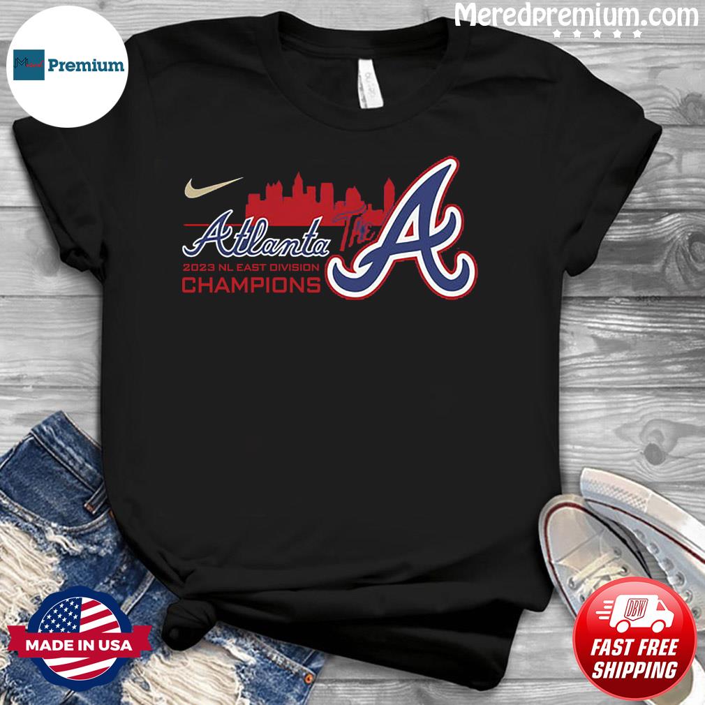 Nike The A Atlanta Braves 2023 NL East Division Champions Shirt