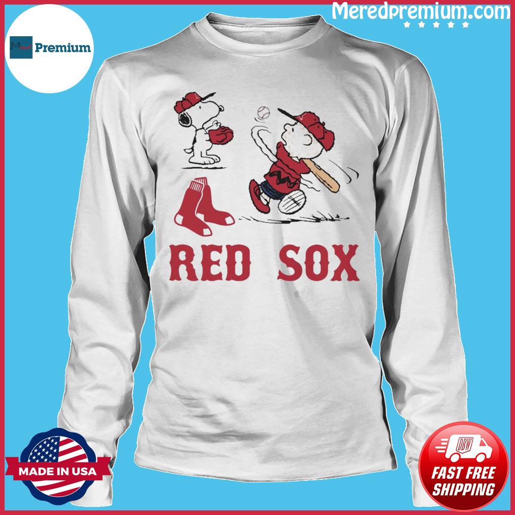 Snoopy Boston Red Sox Peace Love Red Sox Shirt, hoodie, longsleeve