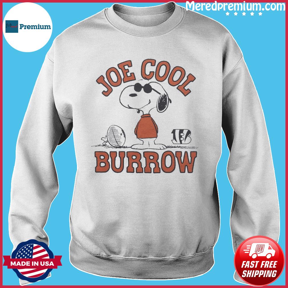 Snoopy Joe Cool Burrow Cincinnati Bengals shirt, hoodie, sweater