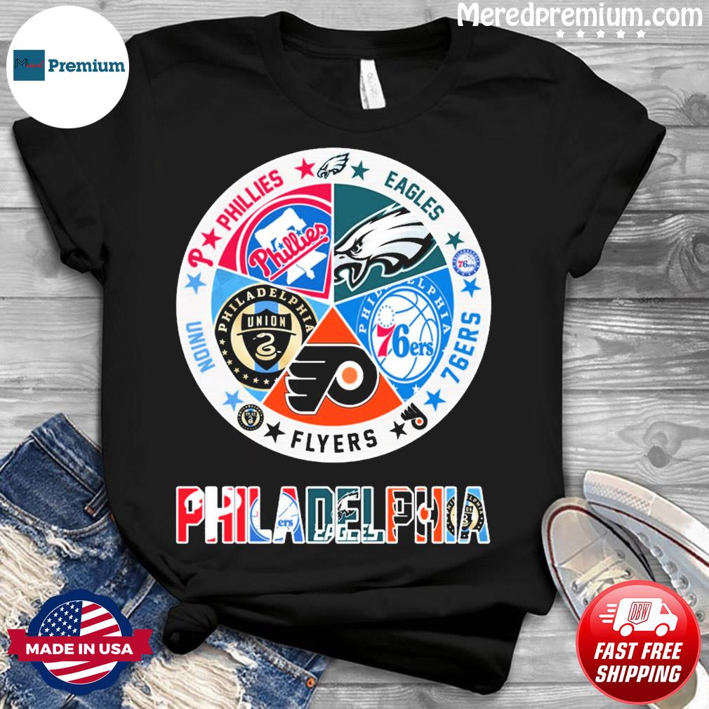 Philadelphia Phillies Eagles 76er Sports team signature shirt, hoodie,  sweater, long sleeve and tank top