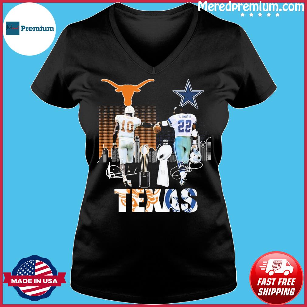 Texas Sports Teams Vince Young And Emmitt Smith Signature Shirt, hoodie,  sweater, long sleeve and tank top