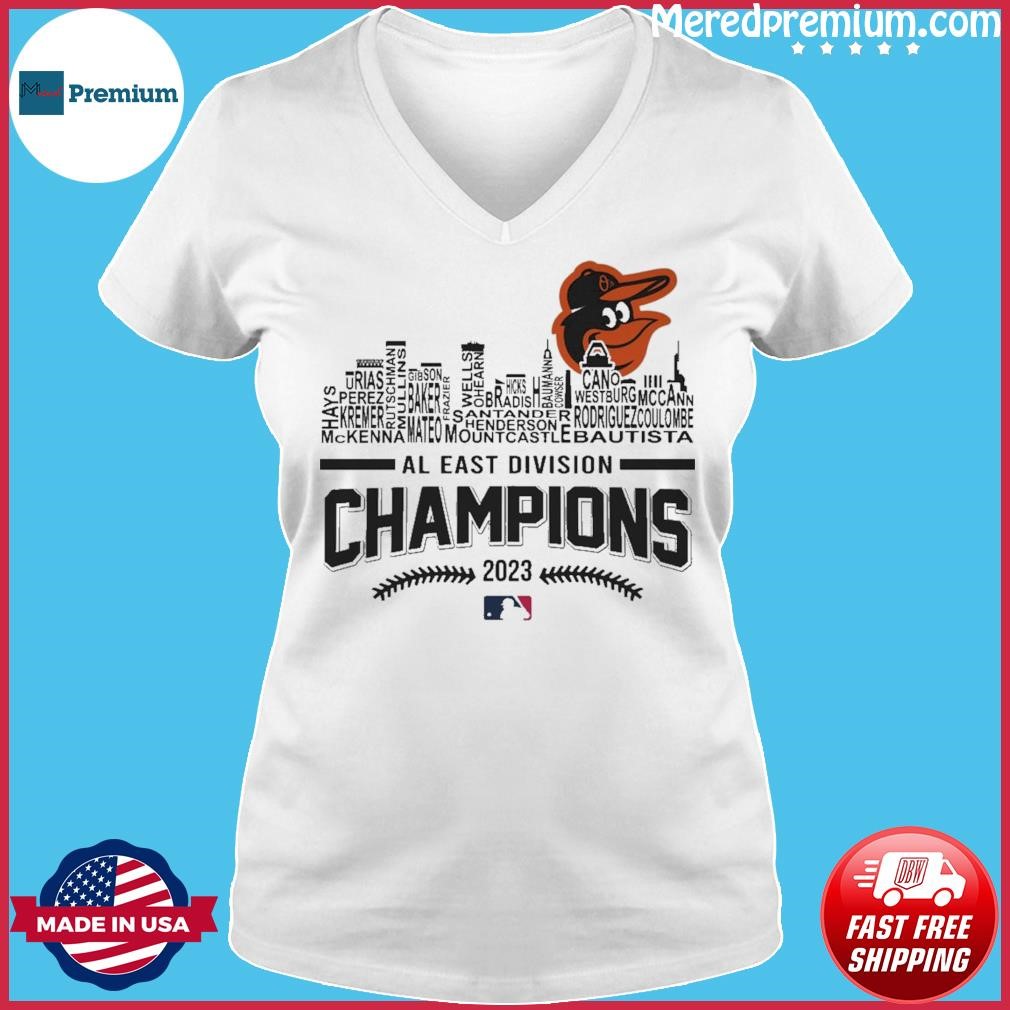 Baltimore Orioles 2023 AL East Division Champions Baseball Jersey -   Worldwide Shipping