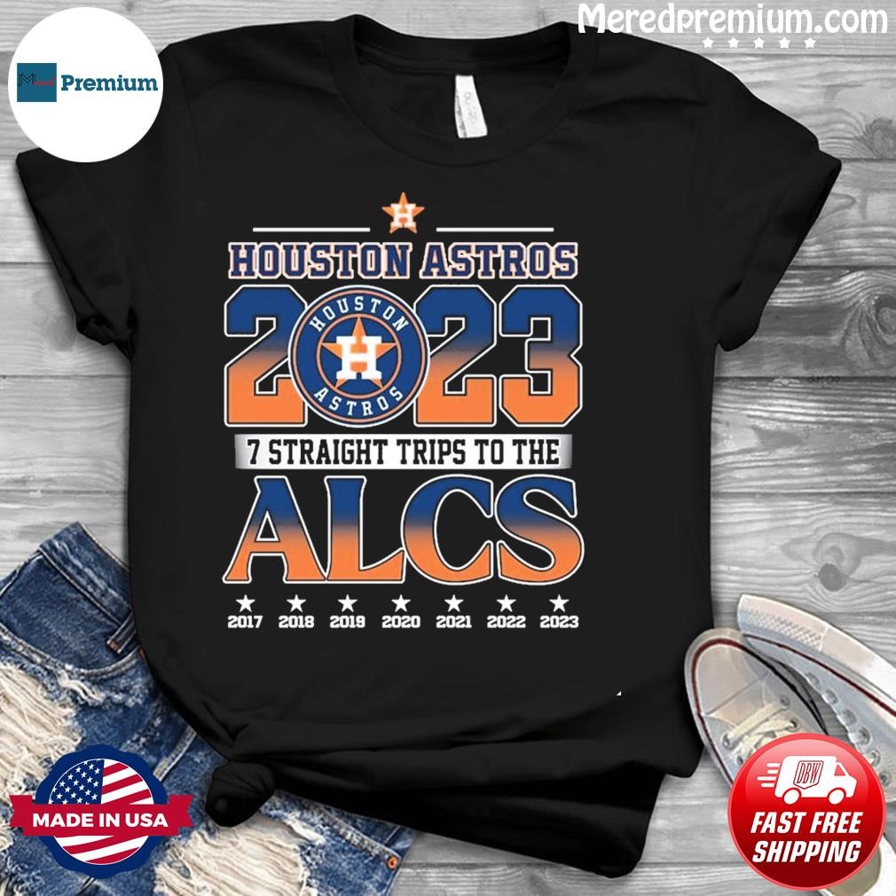 Official Houston Astros 2023 7 Straight trips to the Alcs Shirt