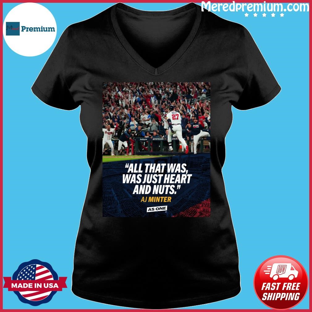 Ipeepz All That Was Was Just Heart and Nuts AJ Minter Shirt