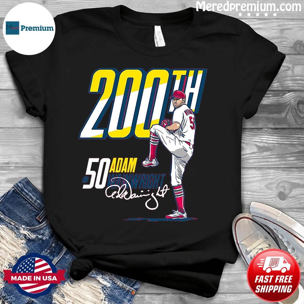 Adam Wainwright: 200, Women's V-Neck T-Shirt / Extra Large - MLB - Sports Fan Gear | breakingt