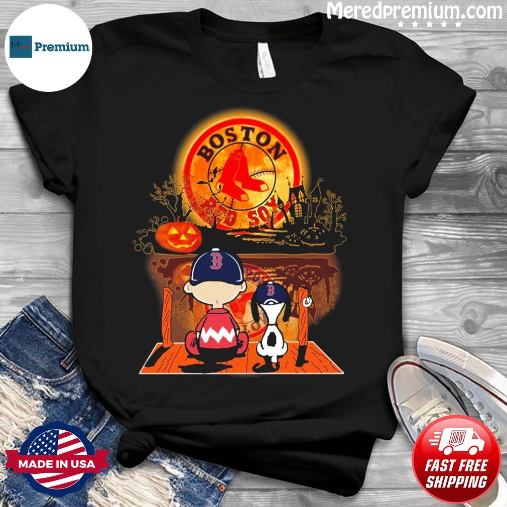 Boston Red Sox Peanuts Snoopy and Charlie Browns Watching