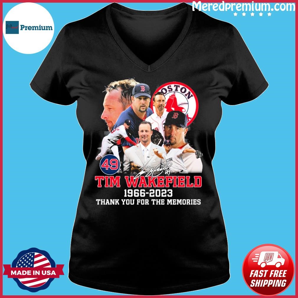 Vintage Tim Wakefield Shirt MLB Shirt Boston Red Sox RIP Tim Wakefield  1966-2023 Thank You For The Memories, hoodie, sweater, long sleeve and tank  top