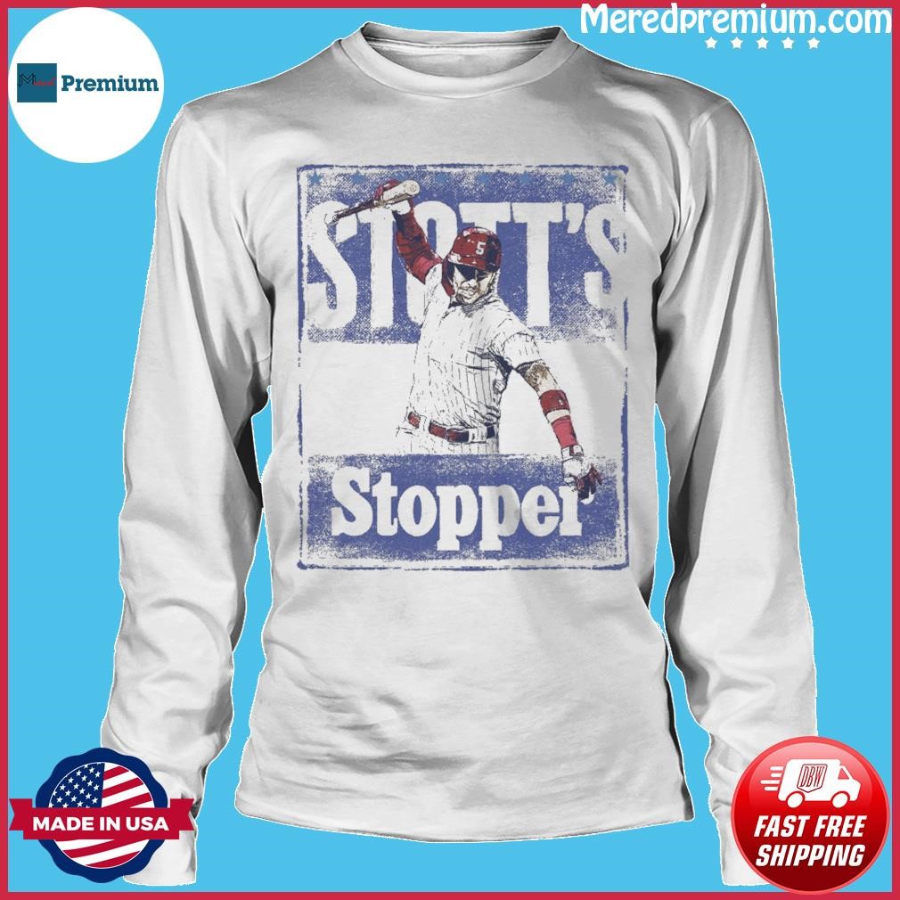 Quality Bryson Stott Philadelphia Phillies Stott's Stopper Unisex