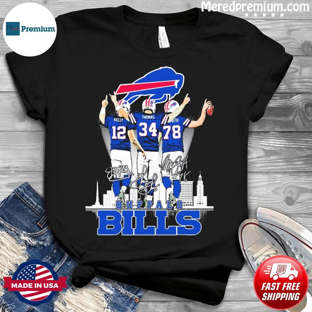 Premium bills thurman thomas signatures Football shirt, hoodie