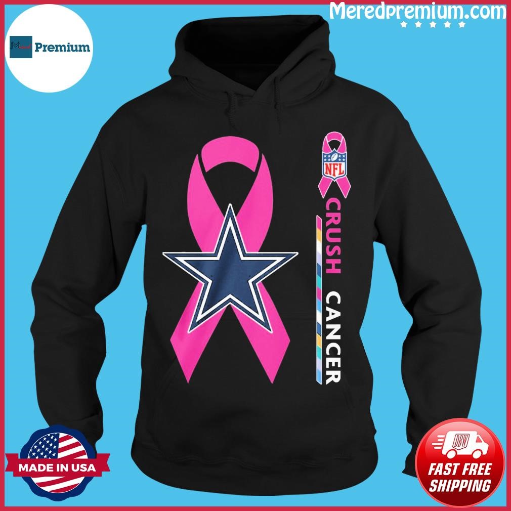 NFL Crush Cancer Dallas Cowboys Shirt, hoodie, sweater, long