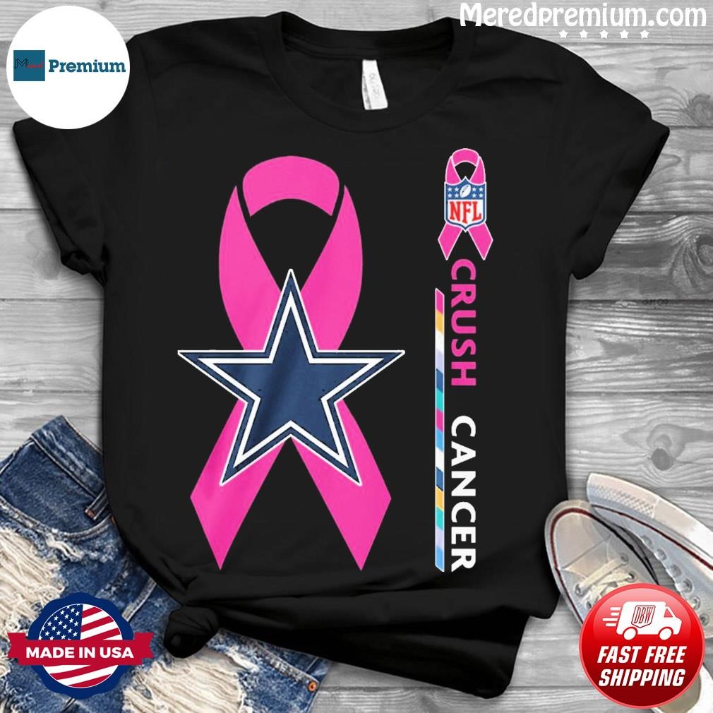 Dallas Cowboys NFL Crush Cancer shirt, hoodie, sweater, long