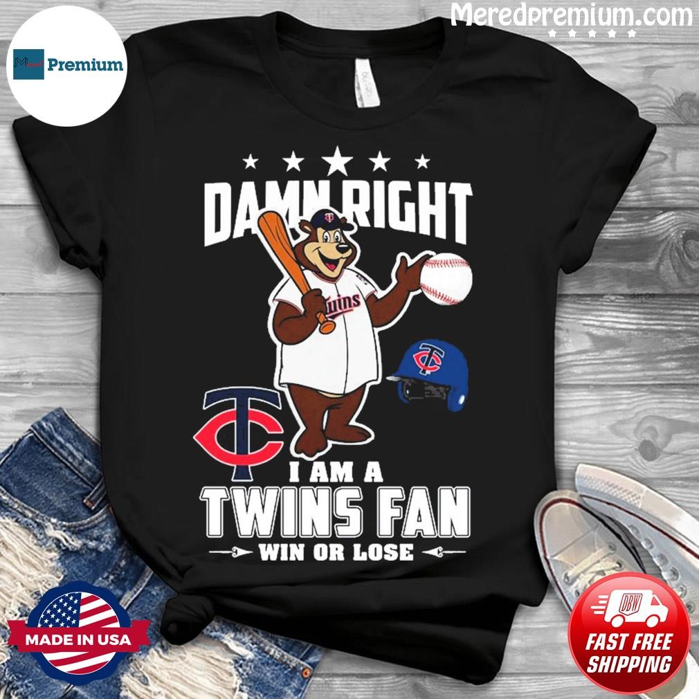 Damn Right I Am A Blooper Atlanta Braves Fan Win Or Lose Shirt