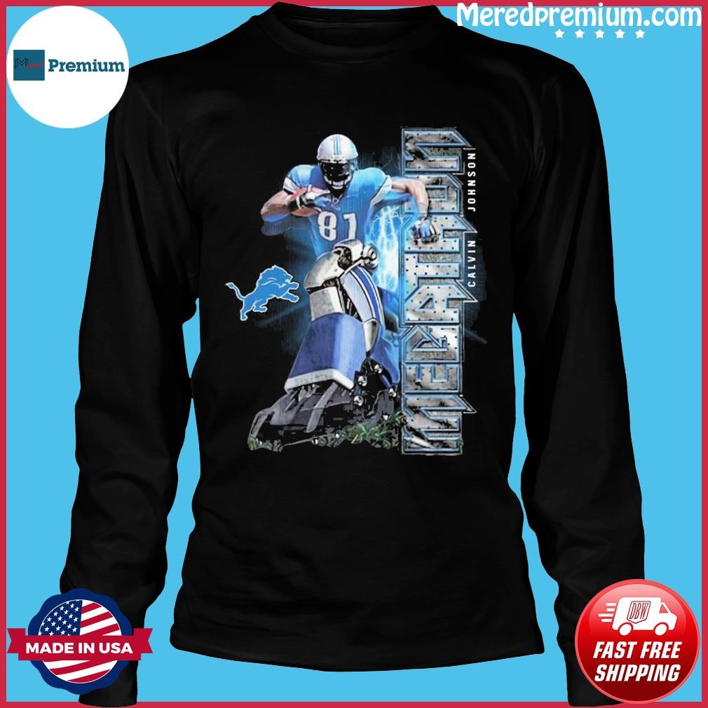 BEST Calvin Johnson 81 Detroit Lions NFL Player Ugly Sweater