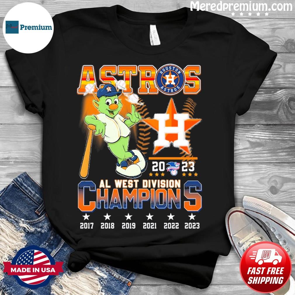 Official Houston Astros Orbit Mascot AL West Division Champions