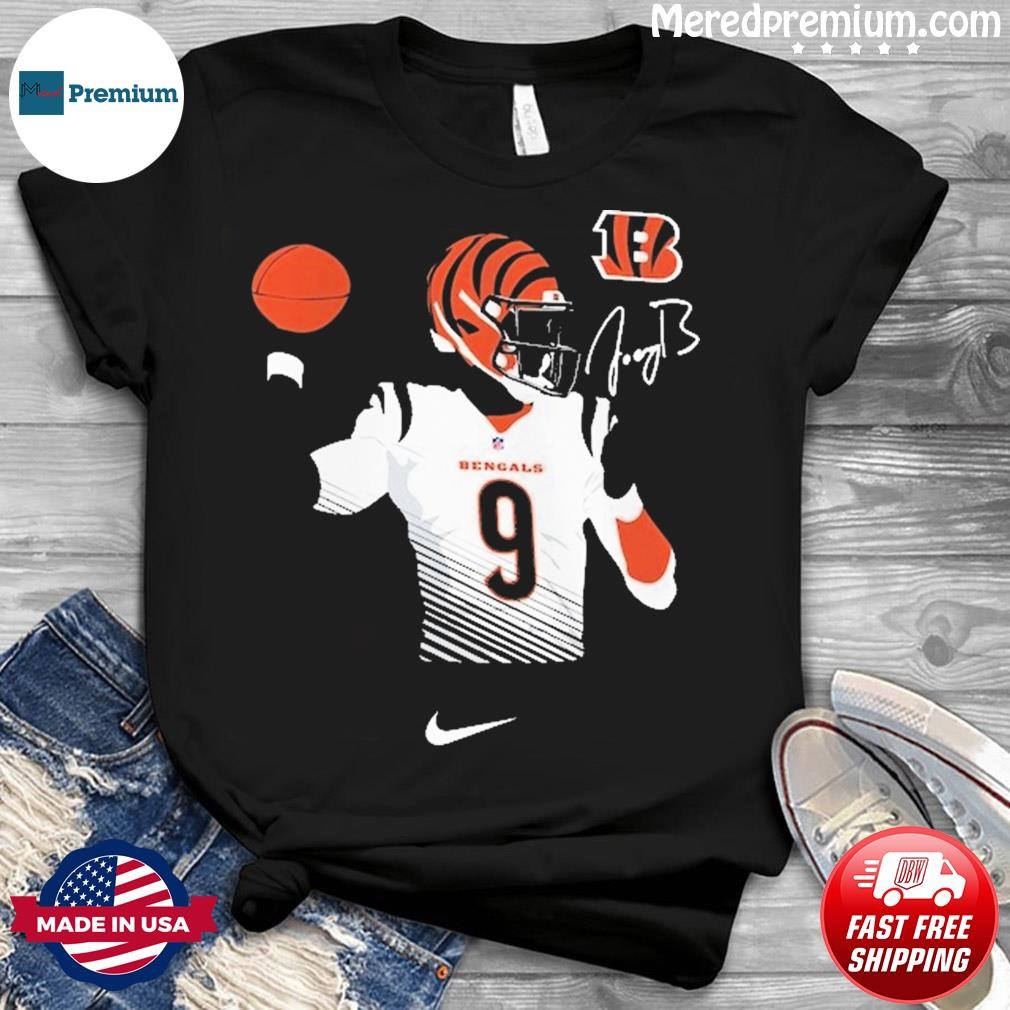 Joe Burrow 9 - Purple Cincinnati Bengals Jersey Essential T-Shirt