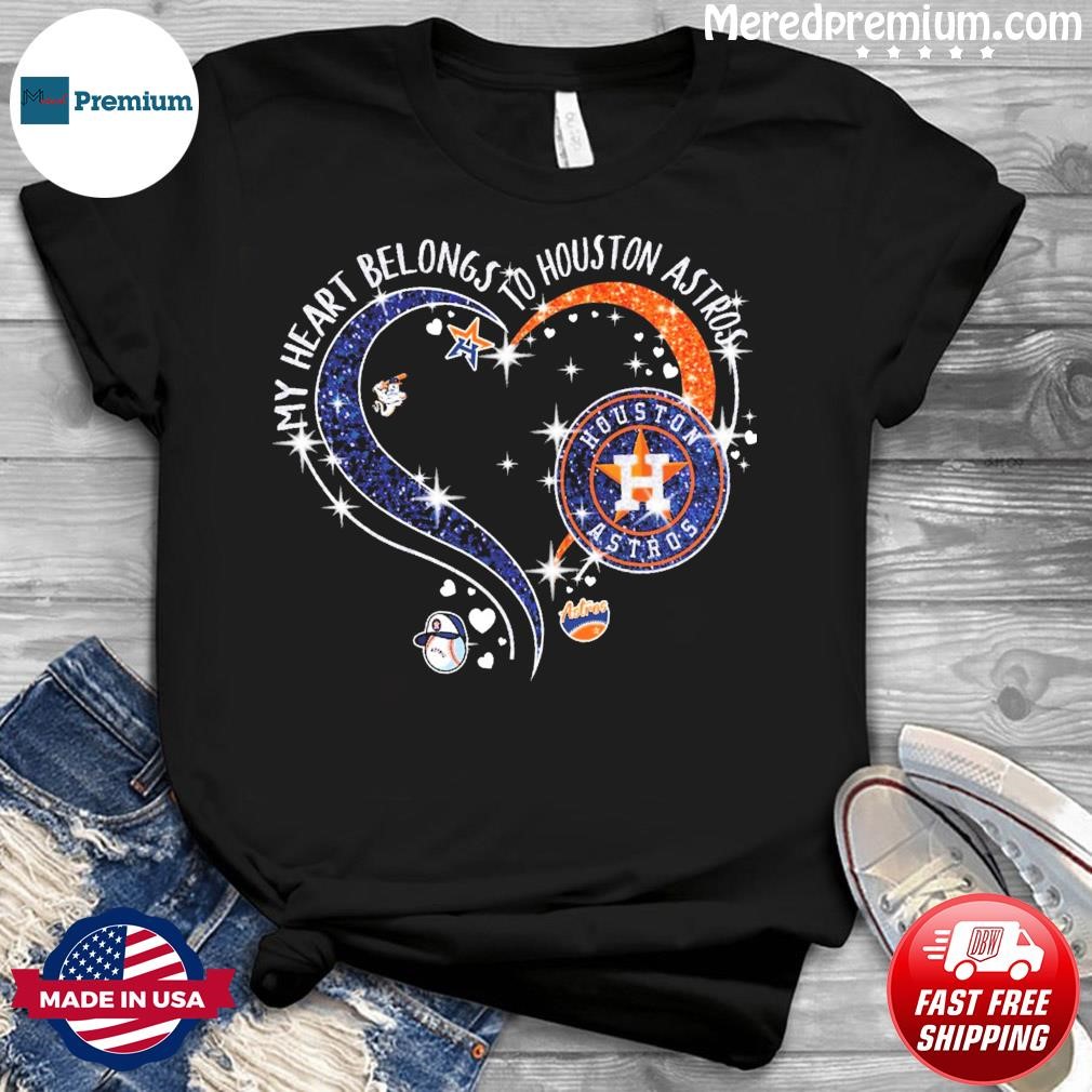 My heart belongs to Houston Astros twinkle shirt, hoodie, sweater, long  sleeve and tank top