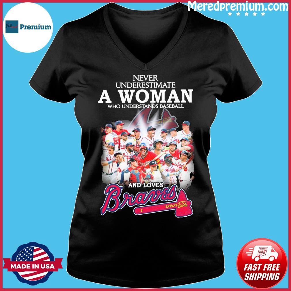 Design never underestimate a woman who understands baseball and love red  sox shirt, hoodie, sweater, long sleeve and tank top